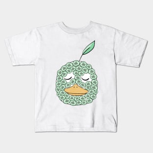 Cucumber mask Doo Doo duck Kids T-Shirt